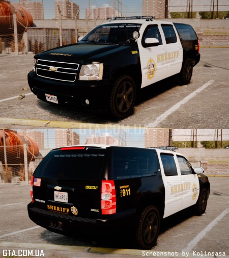 Chevrolet Suburban GTA V Blaine County Sheriff